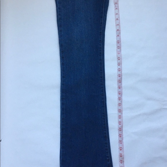 KUT From The Kloth Boot Cut Flap Pockets Dark Wash Blue Denim Jeans Size 6 - Picture 14 of 17